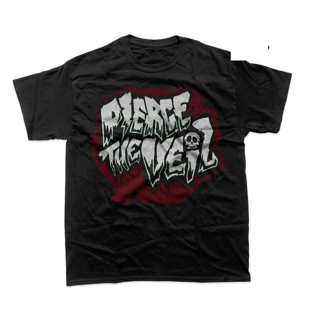 Pierce The Veil Black Tee Post Hardcore Band Graphic Unisex Fan T-Shirt